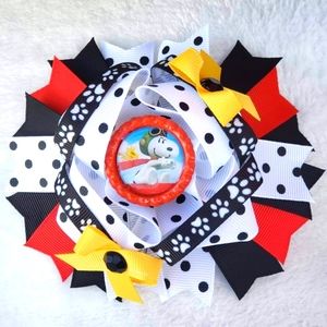 Snoopy Inspired hairbow